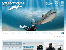 Tablet Screenshot of oktopusas.lt